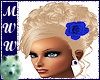Rosie WF/ Dk Blue Rose