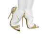 [£] Ally Gold Shoes