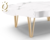 Marble Coffee Table Gold