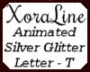 (XL)Silver Glitter - T