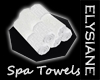 {E} Azure Spa Towels