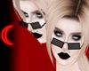 ☾ Modern black glasses