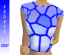 BLUE MOSAIC TOP