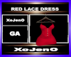 RED LACE DRESS