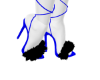 Blue Fur Heels | JAE