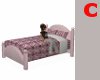 [C] Kids pink camo bed
