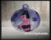Blue Winter Snow Globe