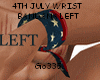 [G]4TH JULY WRIST BAND L