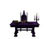 Purple Goth Desk