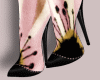 E* Pink Mohair Heels