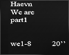 Ⱥ. Haevn We Are 1
