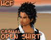 HCF Casual Open Shirt Bl