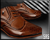 SAS-Brown Leather Shoes