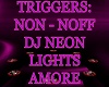 Amore NEON DJ LIGHTS