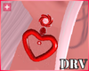 !! Heart Earrings DRV