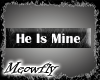 HE IS MINE TAG