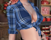 Blue Plaid Shirt
