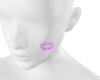 Purple Cheek Kiss