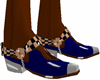 ! ! ! blue/brown boots