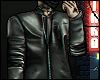 Ⓑ leather jacket.