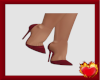 Red Cute Fall Pump