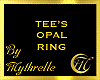 TEE'S OPAL RING
