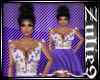 Aida Mini Dress Purple