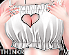 !! Ruffle Heart Black