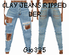 [Gio]CLAY JEANS RIPPED D