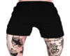 Black Shorts+ Tatto