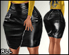 leather zipped skirt RLL