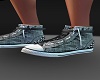 Gray Spike Sneakers