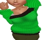 Green 1Shoulder Sweater