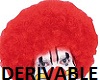 Red Clown wig