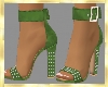 ❤Elegant Green Heels