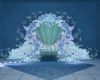 Blue Flowers throne