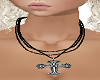 Black Necklace w Cross
