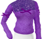 Purple bow top
