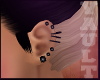 !VI! black earrings-