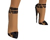 laced partyheels blk/gld