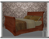 Carved Sleigh Bed