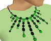 Green Black Necklace