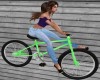 9 Pose Bike Avi green