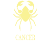 Cancer Headsign Gold