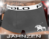 J* Polo Boxer Gray
