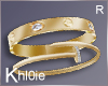 K gold love bracelets