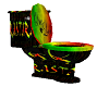 rasta one love toilet