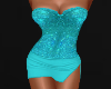 Sassy Dress Aqua