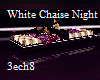 Wood Purple White Chaise