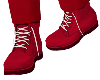 *ZD* Red Boots W Socks